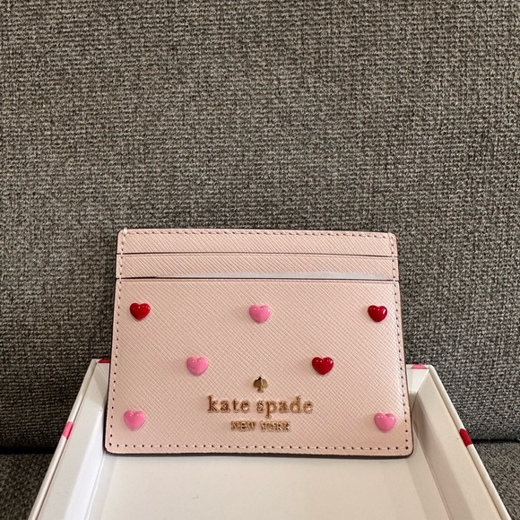 Kate spade Madison heart studs slim card holder - Picture 1 of 6
